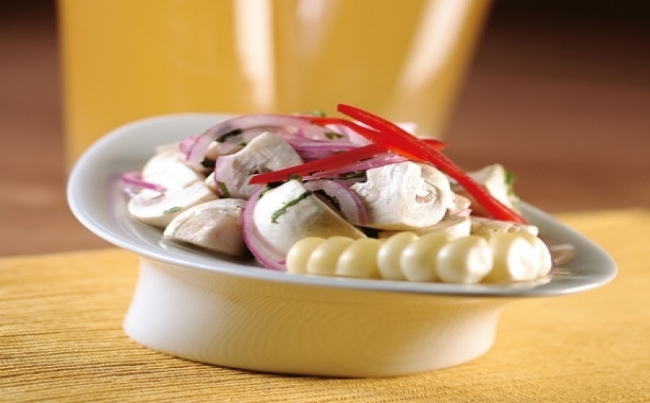 Cebiche de champiñones